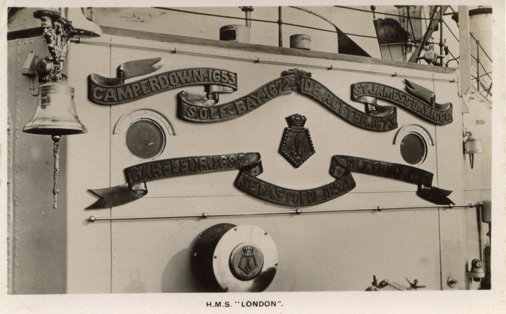 HMS London album. Commission 1929-1931. Frontispiece