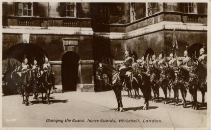 HMS London album. Commission 1929-1931. Changing the guard
