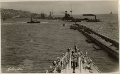 HMS London album. Commission 1929-1931. Gibraltar