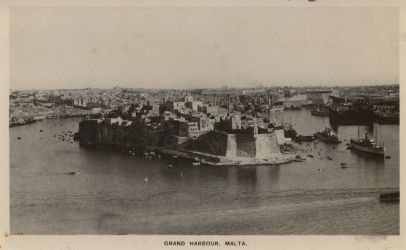 HMS London album. Commission 1929-1931. Fort St Angelo Malta
