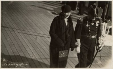 HMS London album. Commission 1929-1931. Barcelona Spain. Queen Ena