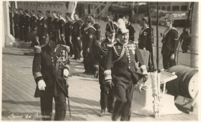 HMS London album. Commission 1929-1931. Barcelona Spain. Primo de Riviera