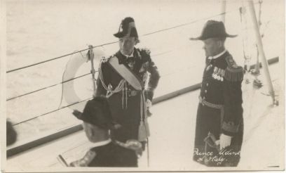 HMS London album. Commission 1929-1931. Barcelona Spain. Prince Udine