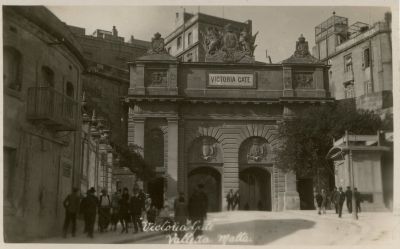 HMS London album. Commission 1929-1931. Victoria gate. Malta