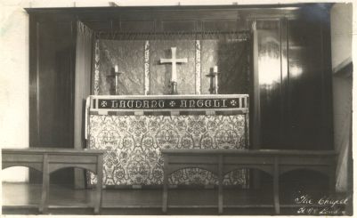 HMS London album. Commission 1929-1931. Chapel