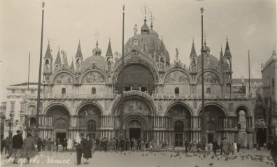 HMS London album. Commission 1929-1931. St Mark's Basilica. Venice Italy