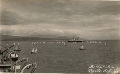 HMS London album. Commission 1929-1931. Corfu Greece
