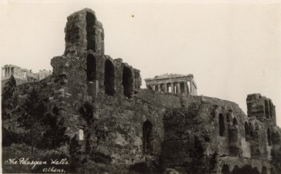 HMS London album. Commission 1929-1931. Pelasgic wall. Acropolis. Athens Greece