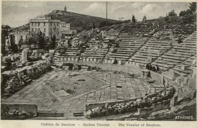 HMS London album. Commission 1929-1931. Theatre of Dionysus. Athens Greece