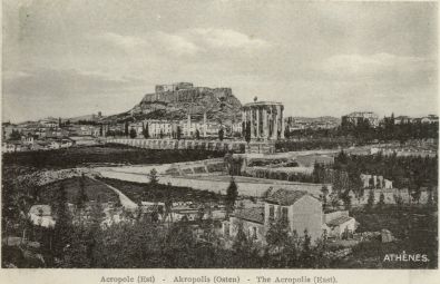 HMS London album. Commission 1929-1931. Acropolis. Athens Greece