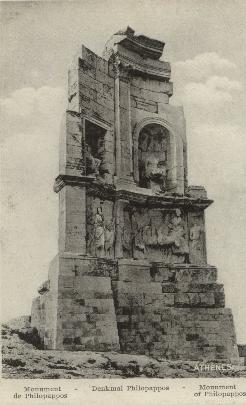 HMS London album. Commission 1929-1931. Philopappos Monument. Athens Greece