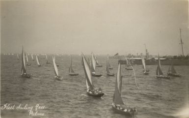 HMS London album. Commission 1929-1931. Palma Spain