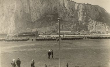 HMS London album. Commission 1929-1931. Gibraltar