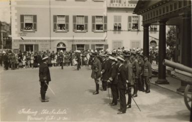HMS London album. Commission 1929-1931. Main Street Gibraltar