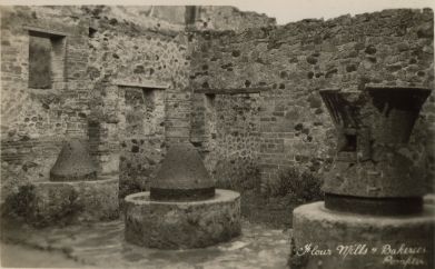 HMS London album. Commission 1929-1931. Flour mills Pompeii Italy