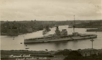HMS London album. Commission 1929-1931. French creek Grand Harbour Malta