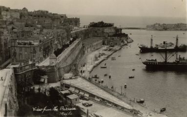 HMS London album. Commission 1929-1931. Valletta Malta