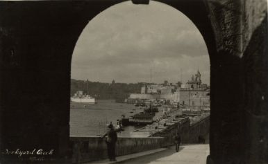 HMS London album. Commission 1929-1931. Dockyard Creek Malta