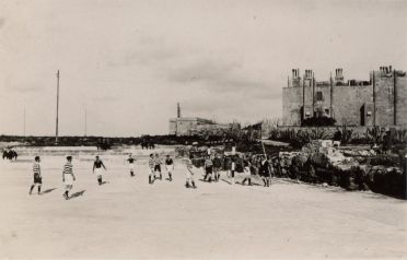 HMS London album. Commission 1929-1931. Football Soccer