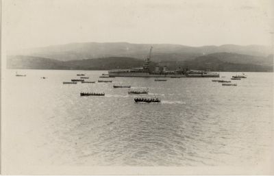 HMS London album. Commission 1929-1931. Argostoli Greece